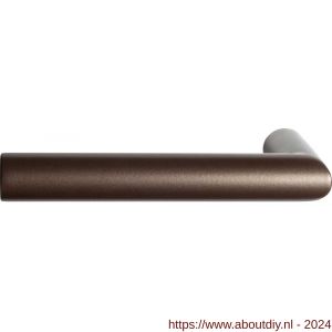 GPF Bouwbeslag Anastasius 1015.A2 L/R Toi L-haaks model 19 mm deurkruk gatdeel links-rechtswijzend Bronze blend - A21010526 - afbeelding 1