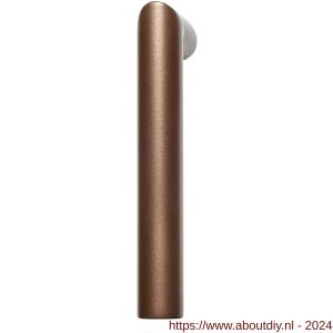 GPF Bouwbeslag Anastasius 1015KL/R Toi raamkruk gatdeel L-haaks model 19 mm links-rechtswijzend korte nek Bronze blend - A21012228 - afbeelding 1