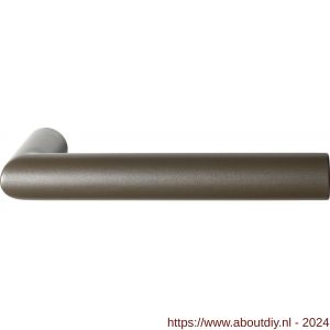 GPF Bouwbeslag Anastasius 1015.A3 Toi L-haaks model 19 mm deurkruk Mocca blend - A21010597 - afbeelding 1