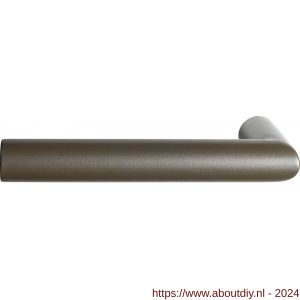 GPF Bouwbeslag Anastasius 1015.A3 L/R Toi L-haaks model 19 mm deurkruk gatdeel links-rechtswijzend Mocca blend - A21010527 - afbeelding 1