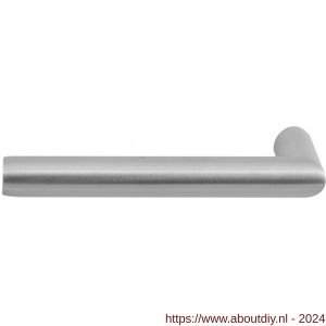 GPF Bouwbeslag RVS 1016L/R Toi L-haaks model 16 mm deurkruk gatdeel links-rechtswijzend RVS mat geborsteld - A21002603 - afbeelding 1