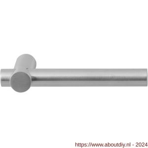 GPF Bouwbeslag RVS 1025 Roto deurkruk RVS mat geborsteld - A21002471 - afbeelding 1