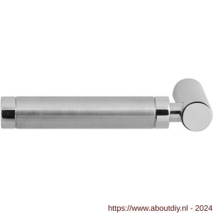 GPF Bouwbeslag RVS 1045L/R Rere Duo deurkruk gatdeel links-rechtswijzend RVS gepolijst-RVS mat geborsteld - A21002613 - afbeelding 1