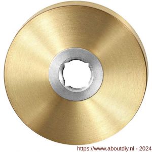 GPF Bouwbeslag PVD 1100.00P4 rozet vierkant 50x8 mm PVD messing satin - A21003641 - afbeelding 1