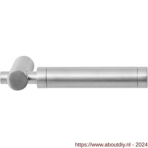 GPF Bouwbeslag RVS 2077L/R Moko deurkruk gatdeel links-rechtswijzend RVS mat geborsteld - A21002647 - afbeelding 1