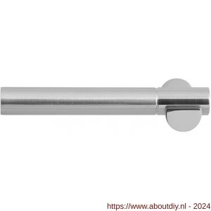 GPF Bouwbeslag RVS 2085L Toka Duo deurkruk gatdeel linkswijzend RVS gepolijst-RVS mat geborsteld - A21002653 - afbeelding 1