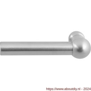 GPF Bouwbeslag RVS 3040L/R Hipi deurkruk gatdeel 103,5 mm links-rechtswijzend RVS mat geborsteld - A21002683 - afbeelding 1