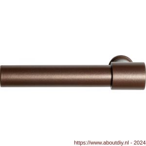 GPF Bouwbeslag Anastasius 3041.A2 L/R Hipi Deux deurkruk gatdeel 103 mm links-rechtswijzend Bronze blend - A21010550 - afbeelding 1