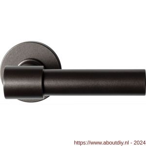 GPF Bouwbeslag Anastasius 3042.A1-00 Hipi Deux+ deurkruk 105,5 mm op ronde rozet 50x8 mm Dark blend - A21010634 - afbeelding 1