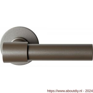 GPF Bouwbeslag Anastasius 3042.A3-00 Hipi Deux+ deurkruk 105,5 mm op ronde rozet 50x8 mm Mocca blend - A21010638 - afbeelding 1