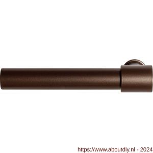 GPF Bouwbeslag Anastasius 3052.A2 L/R Hipi Deux+ deurkruk gatdeel 141,5 mm links-rechtswijzend Bronze blend - A21010570 - afbeelding 1