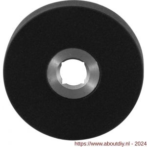 GPF Bouwbeslag ZwartWit 8100.00L/R rozet vierkant 50x8 mm links-rechtswijzend zwart - A21003637 - afbeelding 1