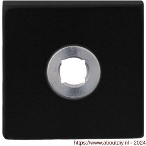 GPF Bouwbeslag ZwartWit 8100.02L rozet vierkant 50x50x8 mm linkswijzend zwart - A21003648 - afbeelding 1