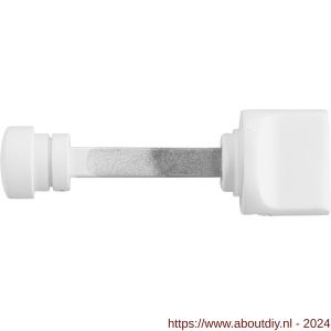 GPF Bouwbeslag ZwartWit 8110.62 toiletstift 8 mm voor schild grote knop wit - A21000283 - afbeelding 1