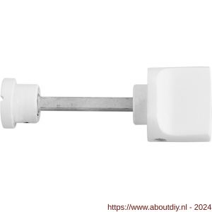 GPF Bouwbeslag ZwartWit 8111.62 toiletstift 5 mm voor schild grote knop wit - A21000281 - afbeelding 1