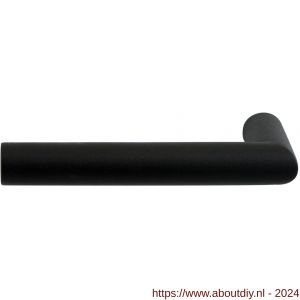 GPF Bouwbeslag ZwartWit 8210L/R Toi L-haaks model 19 mm deurkruk gatdeel links-rechtswijzend zwart - A21002602 - afbeelding 1