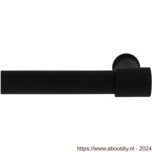 GPF Bouwbeslag ZwartWit 8231L/R Hipi Deux 103 mm deurkruk gatdeel links-rechtswijzend zwart - A21008037 - afbeelding 1