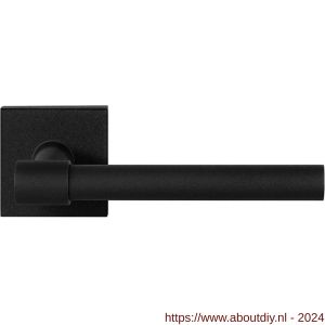 GPF Bouwbeslag ZwartWit 8244.61-02 Hipi Deux deurkruk op vierkante rozet 50x50x8 mm zwart - A21009374 - afbeelding 1