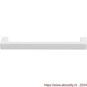 GPF Bouwbeslag ZwartWit 8560.62 meubelgreep rechthoekig 10x10x106/96 mm wit - A21005634 - afbeelding 1