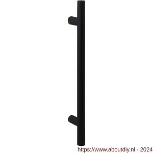 GPF Bouwbeslag ZwartWit 8651.61 deurgreep GPF16 20x350/250 mm zwart met enkel- en dubbelzijdige bevestiging - A21003310 - afbeelding 1