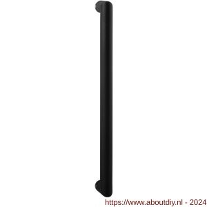 GPF Bouwbeslag ZwartWit 8682.61 deurgreep GPF19 20x370/350 mm zwart met enkel- en dubbelzijdige bevestiging - A21008550 - afbeelding 1