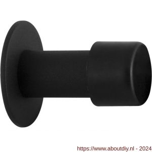 GPF Bouwbeslag ZwartWit 8733.61 deurstopper rond 60x22/50 mm zwart - A21008214 - afbeelding 1