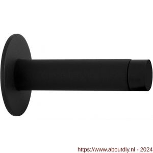 GPF Bouwbeslag ZwartWit 8736.61 deurstopper rond 85x19/50 mm zwart - A21008217 - afbeelding 1