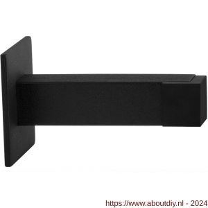 GPF Bouwbeslag ZwartWit 8739.61 deurstopper vierkant 85x20/50 mm zwart - A21008219 - afbeelding 1
