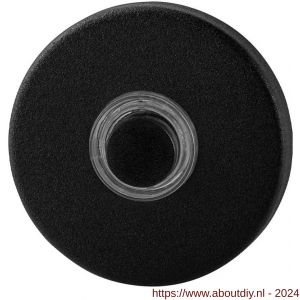 GPF Bouwbeslag ZwartWit 8826.09 deurbel beldrukker rond 50x8 mm met zwarte button zwart - A21000172 - afbeelding 1