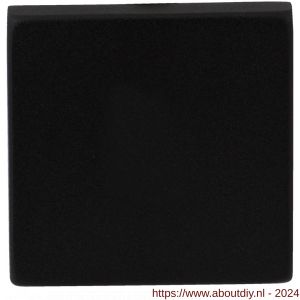 GPF Bouwbeslag ZwartWit 8900.02 blinde vierkante rozet 50x50x8 mm zwart - A21003510 - afbeelding 1