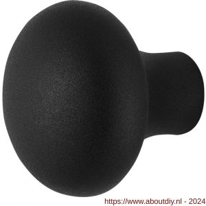 GPF Bouwbeslag ZwartWit 8959.61 S1 paddenstoel knop 52 mm draaibaar met krukstift zwart - A21011067 - afbeelding 1