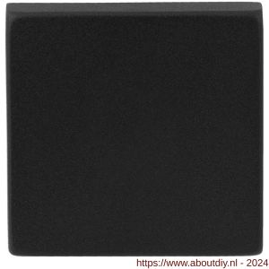 GPF Bouwbeslag ZwartWit 9388.61 Outside veiligheids buitenrozet vierkant 54 mm SKG*** zwart - A21012903 - afbeelding 1