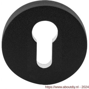 GPF Bouwbeslag ZwartWit 9391.61 Outside veiligheids buitenrozet rond 54 mm SKG*** zwart - A21012951 - afbeelding 1