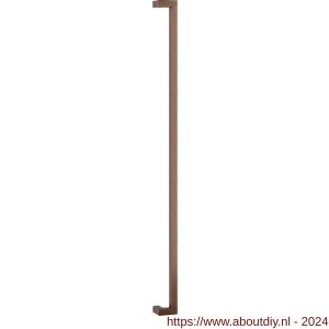 GPF Bouwbeslag Anastasius 9701.A2 deurgreep GPF13 verkropt 22x22x1000/978 mm Bronze blend met enkel- en dubbelzijdige bevestiging - A21011557 - afbeelding 1