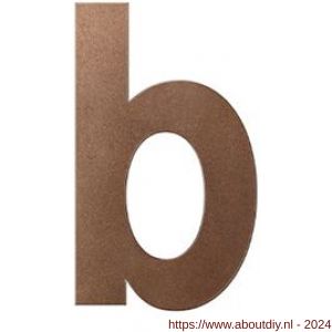 GPF Bouwbeslag Anastasius 9800.A2.0156-b letter b 156 mm Bronze blend - A21010913 - afbeelding 1