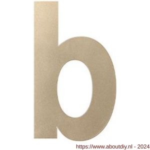 GPF Bouwbeslag Anastasius 9800.A4.0156-b letter b 156 mm Champagne blend - A21011001 - afbeelding 1