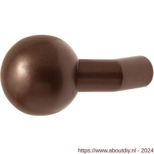 GPF Bouwbeslag Anastasius 9853.A2 S5 verkropte kogelknop 55x16 mm voor veiligheidsschilden vast met wisselstift Bronze blend - A21012186 - afbeelding 1
