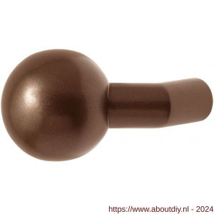 GPF Bouwbeslag Anastasius 9953.A2 S1 verkropte kogelknop 55 mm draaibaar met krukstift Bronze blend - A21012413 - afbeelding 1