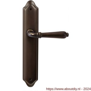 Mandelli1953 530 BB56 Sevilla deurkruk op langschild 260x47 mm BB 56 mm antiek brons - A21013428 - afbeelding 1