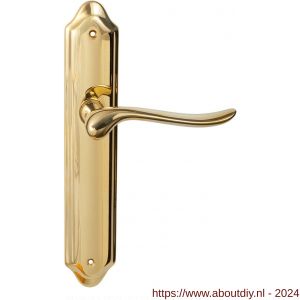 Mandelli1953 690 Rondo deurkruk op langschild 260x47 mm blind messing gepolijst - A21013596 - afbeelding 1