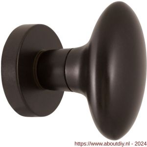 Mandelli1953 0744 deurknop op rozet 51x6 mm mat brons - A21013663 - afbeelding 1