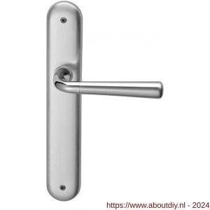 Mandelli1953 S90 BB56 Special deurkruk op langschild 238x40 mm BB 56 mm chroom-satin mat chroom - A21011985 - afbeelding 1