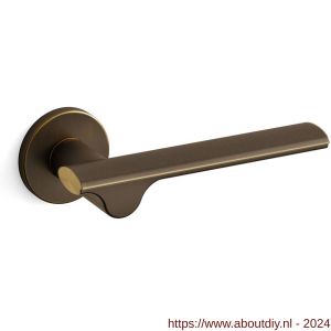 Mandelli1953 3191 Ara deurkruk op rozet 51x6 mm mat brons - A21009167 - afbeelding 1