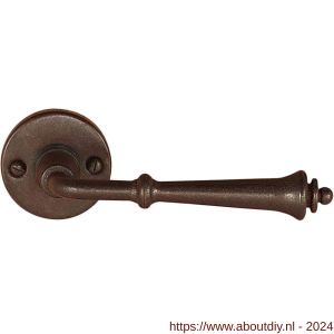 Utensil Legno FM316 M RSB deurkruk op rozet 50x50 mm geveerd roest - A21006789 - afbeelding 1