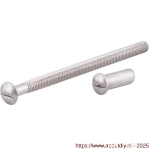 GPF Bouwbeslag AG0360 RVS patentbout met huls M4x65 mm voor deurdikte 63-68 mm RVS geborsteld - A21006230 - afbeelding 1