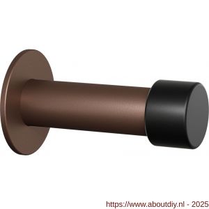 GPF Bouwbeslag Anastasius 0734.A2 deurstopper rond 85x22/50 mm Bronze blend - A21010690 - afbeelding 1