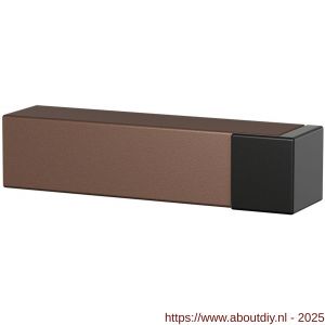 GPF Bouwbeslag Anastasius 0738.A2 deurstopper vierkant 85x20 mm Bronze blend - A21010694 - afbeelding 1