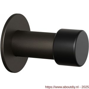 GPF Bouwbeslag Anastasius 0733.A1 deurstopper rond 60x22/50 mm Dark blend - A21010685 - afbeelding 1