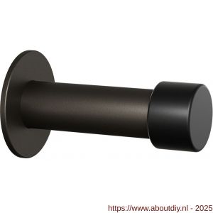 GPF Bouwbeslag Anastasius 0734.A1 deurstopper rond 85x22/50 mm Dark blend - A21010689 - afbeelding 1