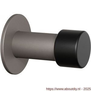 GPF Bouwbeslag Anastasius 0733.A3 deurstopper rond 60x22/50 mm Mocca blend - A21010687 - afbeelding 1